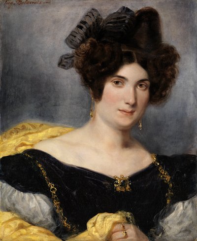 Madame François Simon von Ferdinand Victor Eugene Delacroix